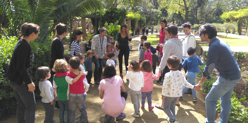 Actividades en Inglés para familias con niños en diferentes espacios de Sevilla en Parque de Mª Luisa 01 | Sevilla con los peques