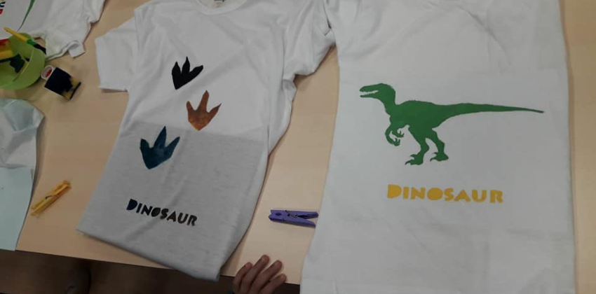 Un taller de dinosaurios para niños en la Casa de la Ciencia