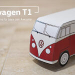 Recortable de la furgoneta Volkswagen | Sevilla con los peques