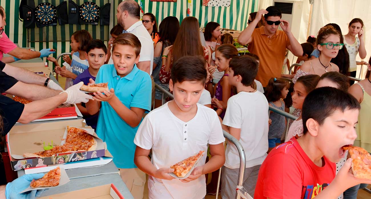 Pizza gratis de la Feria de Tomares | Sevilla con los peques 