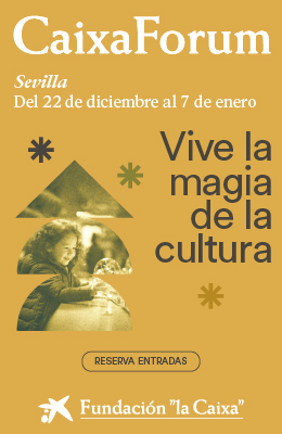 Banner de Navidad de CaixaForum Sevilla | Sevilla con los peques 